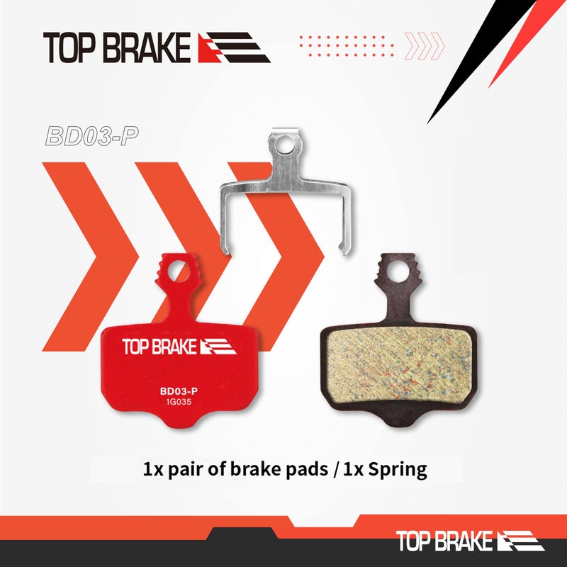 Top Brake وسادات فرامل قرص الفرامل العلوية لـ Sram Level T، TL، Level Ultimate B1، Avid Elixir 1 3 5 7 9 R ER CR Mag Sram XX، X0، XXWC DB1،3،5 - Image 4